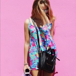 LF Floral Romper RARE